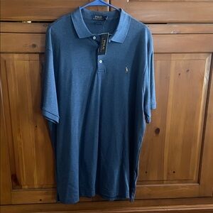 Polo by Ralph Lauren Men's Blue Polo Shirt